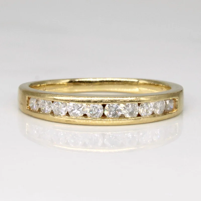 Limited-Stock Jewelry Sale – Once It's Gone, It's Gone Channel Set Diamond Ring | 0.20ctw | SZ 4.75 |