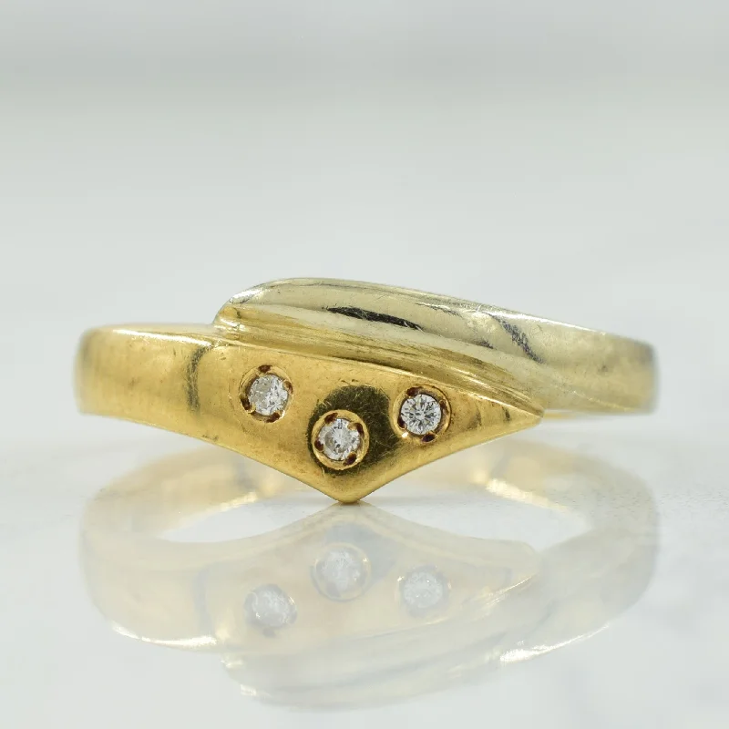 Jewelry Clearance Event – Stock Up Before It's Over Chevron Diamond Ring | 0.03ctw | SZ 7 | Jewelry Clearance Event – Stock Up Before It's Over Chevron Diamond Ring | 0.03ctw | SZ 7 |