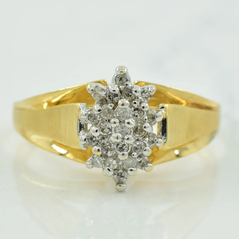 Bold And Beautiful Jewelry Now At Irresistible Prices Cluster Diamond Ring | 0.18ctw | SZ 7 | Bold And Beautiful Jewelry Now At Irresistible Prices Cluster Diamond Ring | 0.18ctw | SZ 7 |