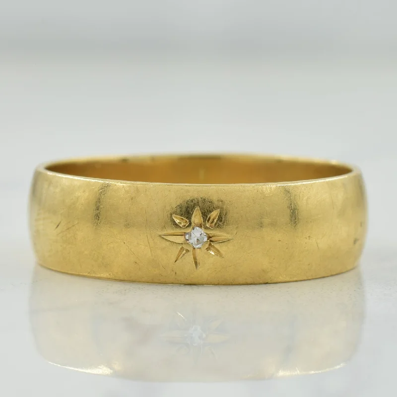 Trendy Minimalist Jewelry For Everyday Wear Diamond Starburst Ring | 0.01ct | SZ 13 |