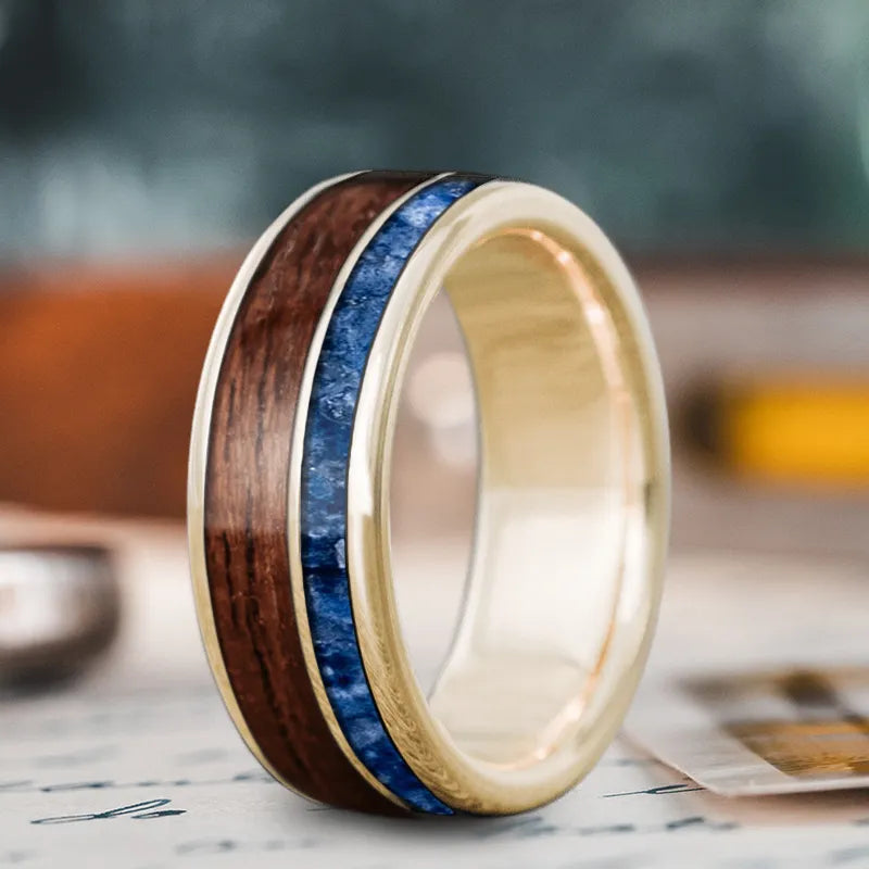 Elegant Jewelry Styles At Budget-Friendly Prices Custom Design - 2-Inlay Offset Ring ZnCok95u5OMKYVWJ3uLcQfqs