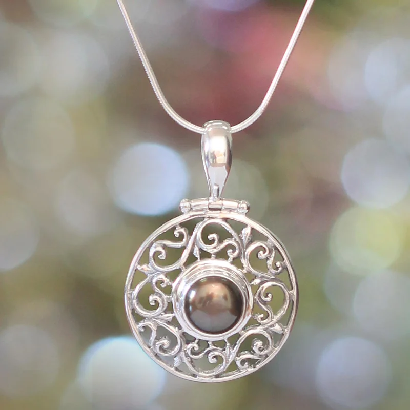 Limited-Time Offer On Elegant Jewelry Pieces Deepest Beauty Fair Trade Sterling Silver and Pearl Pendant Necklace