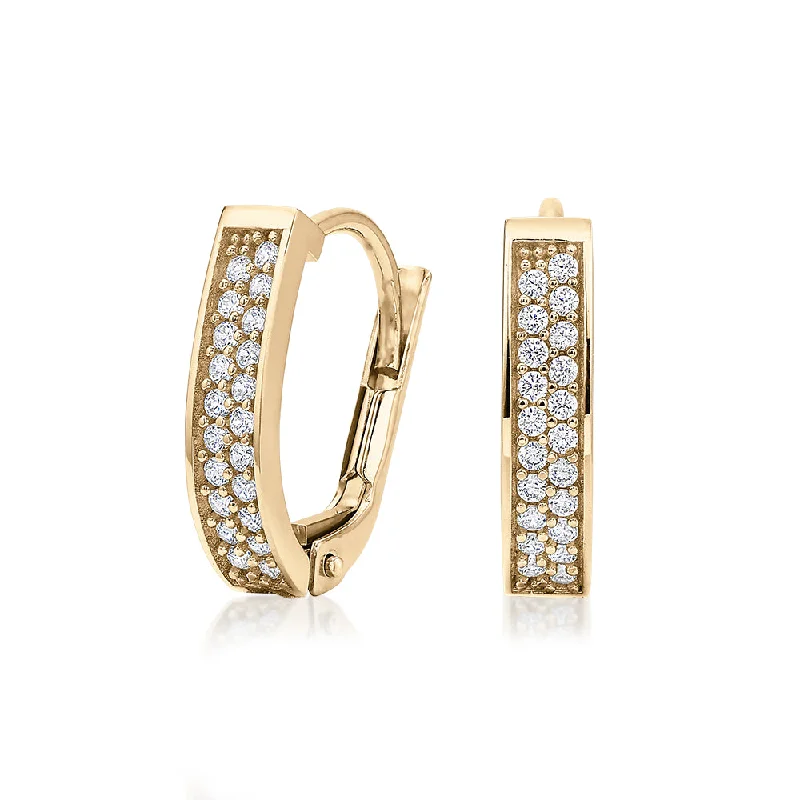 Exclusive Jewelry Discounts – Shop Now For Savings Round Brilliant hoop earrings with diamond simulants in 10 carat yellow gold Exclusive Jewelry Discounts – Shop Now For Savings Round Brilliant hoop earrings with diamond simulants in 10 carat yellow gold