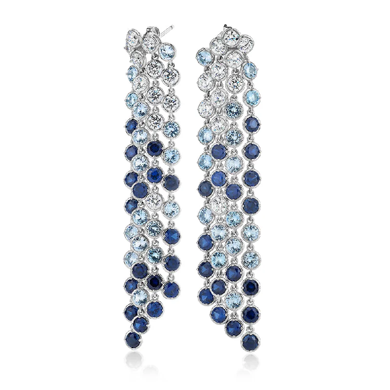 Luxury Jewelry Sale – Elegant Styles At Unbeatable Prices Statement earrings with aqua and sapphire simulants and 3.74 carats* of diamond simulants in sterling silver Luxury Jewelry Sale – Elegant Styles At Unbeatable Prices Statement earrings with aqua and sapphire simulants and 3.74 carats* of diamond simulants in sterling silver