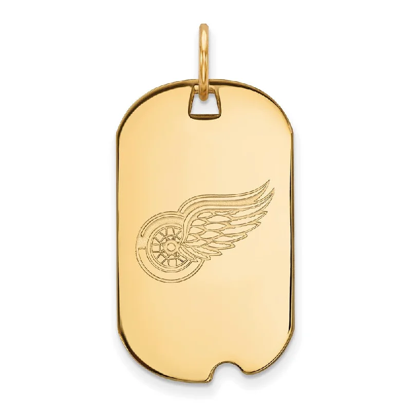 Trending Jewelry Styles Now At Limited-Time Discounts 10k Yellow Gold NHL Detroit Red Wings Dog Tag Pendant Trending Jewelry Styles Now At Limited-Time Discounts 10k Yellow Gold NHL Detroit Red Wings Dog Tag Pendant