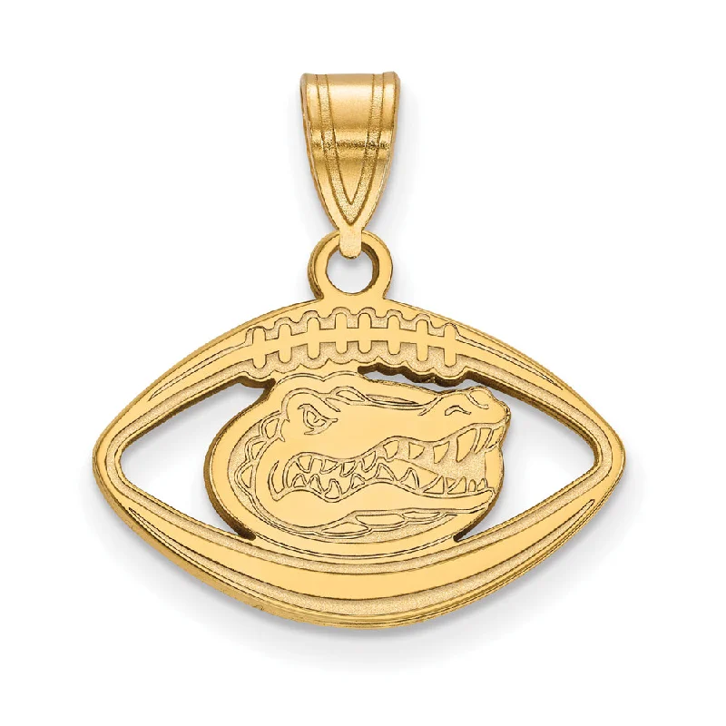 Flash Sale On Stunning Jewelry – Don't Miss Out 14k Gold Plated Silver U. of Florida Football Pendant Flash Sale On Stunning Jewelry – Don't Miss Out 14k Gold Plated Silver U. of Florida Football Pendant