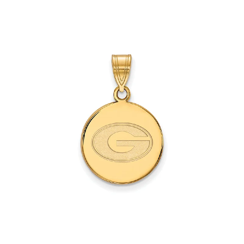 Exclusive Jewelry Offers – Shine For Less 14k Gold Plated Silver U. of Georgia Medium 'G' Disc Pendant Exclusive Jewelry Offers – Shine For Less 14k Gold Plated Silver U. of Georgia Medium 'G' Disc Pendant