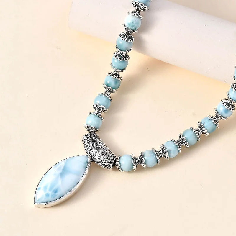 Upgrade Your Jewelry Collection For Less Larimar Necklace