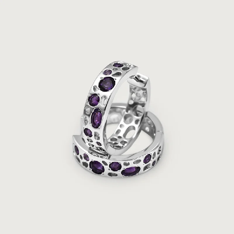 Buy More, Save More On Stunning Jewelry Designs Amethyst Lattice Hoop Earrings + Amethyst Lattice Band Ring + Lattice Eternity Necklace with Amethyst Buy More, Save More On Stunning Jewelry Designs Amethyst Lattice Hoop Earrings + Amethyst Lattice Band Ring + Lattice Eternity Necklace with Amethyst