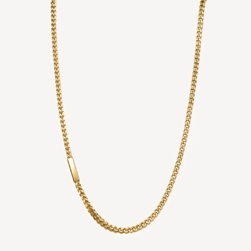 Bohemian-Inspired Jewelry For Free-Spirited Fashion Wheat Chain Necklace in Gold Plated Stainless Steel Bohemian-Inspired Jewelry For Free-Spirited Fashion Wheat Chain Necklace in Gold Plated Stainless Steel